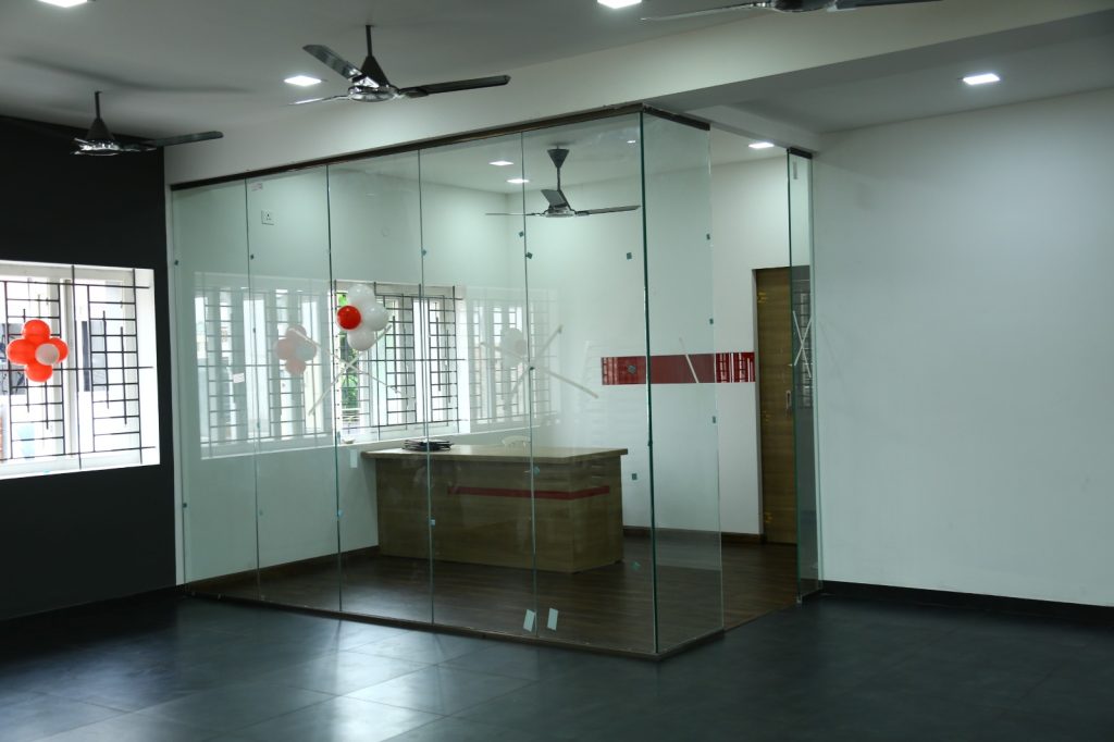 A decorative front office(reception).