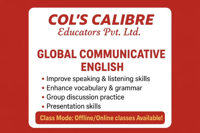 Colscalibre's global English course designed for students, emphasizing general communication skills in English.